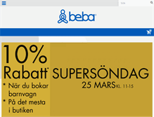 Tablet Screenshot of beba.se